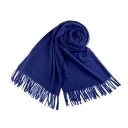 Šátek / šála typu pashmina s třásněmi 65x180 cm, barva 30 (08) modrá královská