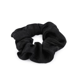Gumička scrunchie do vlasů, barva 6 černá