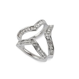 Spona / průvlek na šátek, barva 2 crystal