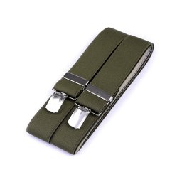 Šle šíře 3,5 cm délka 120 cm, barva 5 zelená khaki