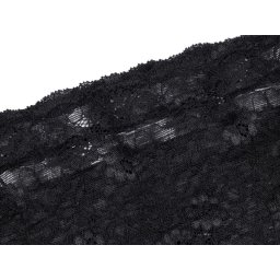 Samodržící pásky proti odírání stehen krajkové, barva 8 (6) černá