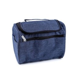 Kosmetická taška / závěsný organizér, barva 2 modrá jeans