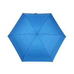 Skládací mini deštník s puntíky, barva 3 modrá sytá