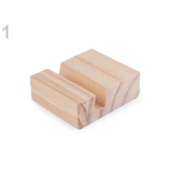 Dřevěný stojánek na kruh 6x7 cm, barva 1 buk