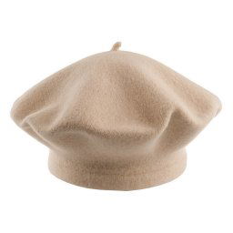 Dámský / dívčí baret Tonak 100% vlna, barva 1 vel. 11" (170284) béžová světlá