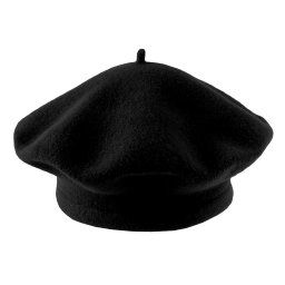 Dámský / dívčí baret Tonak 100% vlna, barva 8 vel. 11,5" (090018) černá