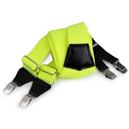 Šle šíře 4 cm délka 120 cm neon, barva 1 žlutá neon