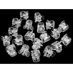 Skřipec do vlasů malý 10x13 mm transparent, barva 1 transparent
