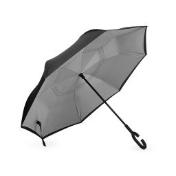Obrácený deštník dvouvrstvý, barva 5 šedá světlá