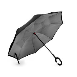 Obrácený deštník dvouvrstvý, barva 7 šedá