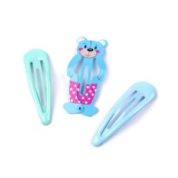 Sponka do vlasů pukačka, barva 15 mix medvěd