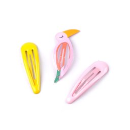 Sponka do vlasů pukačka, barva 17 mix papoušek