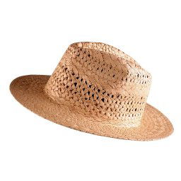 Letní klobouk / slamák unisex, barva 2 hnědá přírodní
