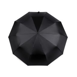 Skládací deštník s led světlem v rukojeti, barva 1 černá