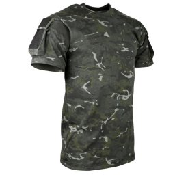 Triko TACTICAL VELCRO krátký rukáv BTP BLACK vel. S