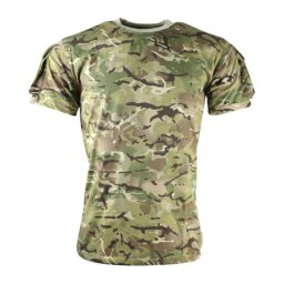Triko TACTICAL VELCRO krátký rukáv BTP vel. L
