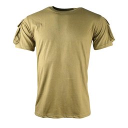 Triko TACTICAL VELCRO krátký rukáv COYOTE vel. L