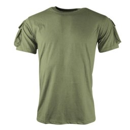 Triko TACTICAL VELCRO krátký rukáv ZELENÉ vel. L