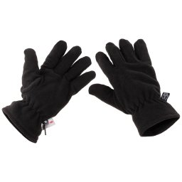 Rukavice prstové fleece Thinsulate™ ČERNÉ vel. L