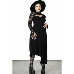 šaty dámské KILLSTAR - Aubrette - Black - KSRA007460