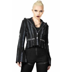 kabátek dámsky (sako) KILLSTAR - Burlesque Babe Blazer - Black - KSRA007667