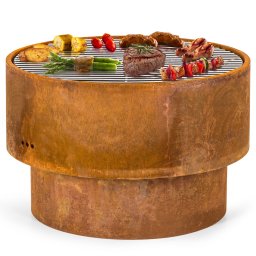 Blumfeldt Pompeji Rust ohniště a gril Ø60cm ocel