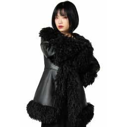 kabát dámský KILLSTAR - Talvel - Black - KSRA007046