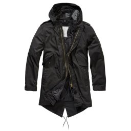 Bunda US M51 FISHTAIL PARKA ČERNÁ vel. L
