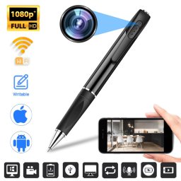 Spy pero s kamerou FULL HD + WiFi P2P podpora micro sd 128GB app iOS/Android