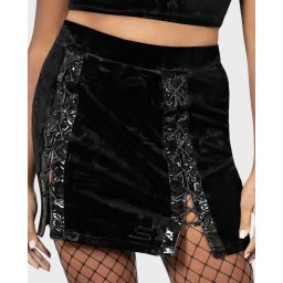 sukně dámská KILLSTAR - No Return Mini - Black - KSRA007605