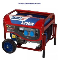Generátor elektrického proudu 3,2kW DEDRA DEGB3600K