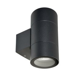 Deko-Light nástěnné přisazené svítidlo Achernar Up and Down 220-240V AC/50-60Hz GU10 2x max. 35,00 W 158 černošedá RAL 7021 731131