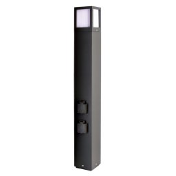 Deko-Light stojací svítidlo Facado Socket 220-240V AC/50-60Hz E27 1x max. 20,00 W 1000 mm tmavěšedá 733065