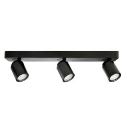 Deko-Light stropní přisazené svítidlo Librae lineární III 220-240V AC/50-60Hz GU10 3x max. 50,00 W 542 mm tmavě černá RAL 9005 348171