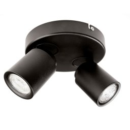 Deko-Light stropní přisazené svítidlo Librae Roa II 220-240V AC/50-60Hz GU10 2x max. 50,00 W tmavě černá RAL 9005 348173