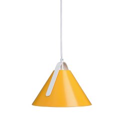 Deko-Light závěsné svítidlo Diversity 220-240V AC/50-60Hz E27 1x max. 40,00 W 200 mm žlutá RAL1017 342174