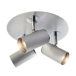 Deko-Light stropní přisazené svítidlo Indi III 220-240V AC/50-60Hz GU10 3x max. 50,00 W stříbrná 348087