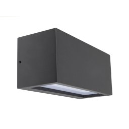 Deko-Light Kapego nástěnné přisazené svítidlo Rilongo A 220-240V AC/50-60Hz E27 1x max. 18,00 W 250 mm antracit 730330
