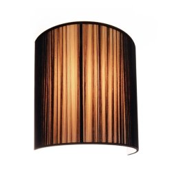 Deko-Light Kapego nástěnné přisazené svítidlo Ristra II 220-240V AC/50-60Hz E27 1x max. 60,00 W 260 mm černá 341801