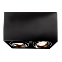 Deko-Light Kapego stropní přisazené svítidlo Mona II 220-240V AC/50-60Hz GU10 2x max. 50,00 W 186 mm černá 348005