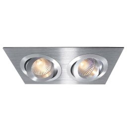 Deko-Light Kapego stropní vestavné svítidlo 12V AC/DC GU5.3 / MR16 2x max. 50,00 W 175 mm stříbrná 111821