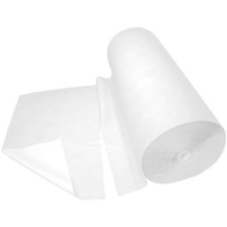 Jednorázová hygienická podložka s PE vrstvou, role, 60 cm x 300 m, bílá