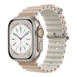 Oceánský řemínek pro Apple Watch Series 3/2/1 (38mm) - Pískový - Antický