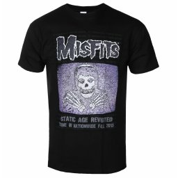 tričko pánské Misfits - Static - BLACK - ROCK OFF - MISTS17MB