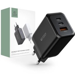 Rychlá nabíječka do sítě - Tech-Protect, C65W PD65W/QC3.0 - Černá