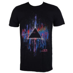 tričko pánské Pink Floyd - DSOTM Pink Splatter - Black - ROCK OFF - GDAPFTS02MB