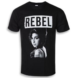 tričko pánské Amy Winehouse - Rebel - ROCK OFF - AMYTS04MB