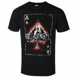 tričko pánské Aerosmith - Ace - BLACK - ROCK OFF - AEROTS06MB