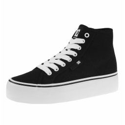 boty dámské DC - MANUALHI PLTFRM J SHOE BKW - BLACK/WHITE - ADJS300296-BKW