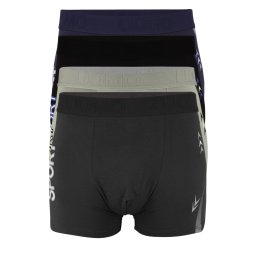 Emil pánské boxerky s potiskem F0837 - 3bal. XXL vícebarevná